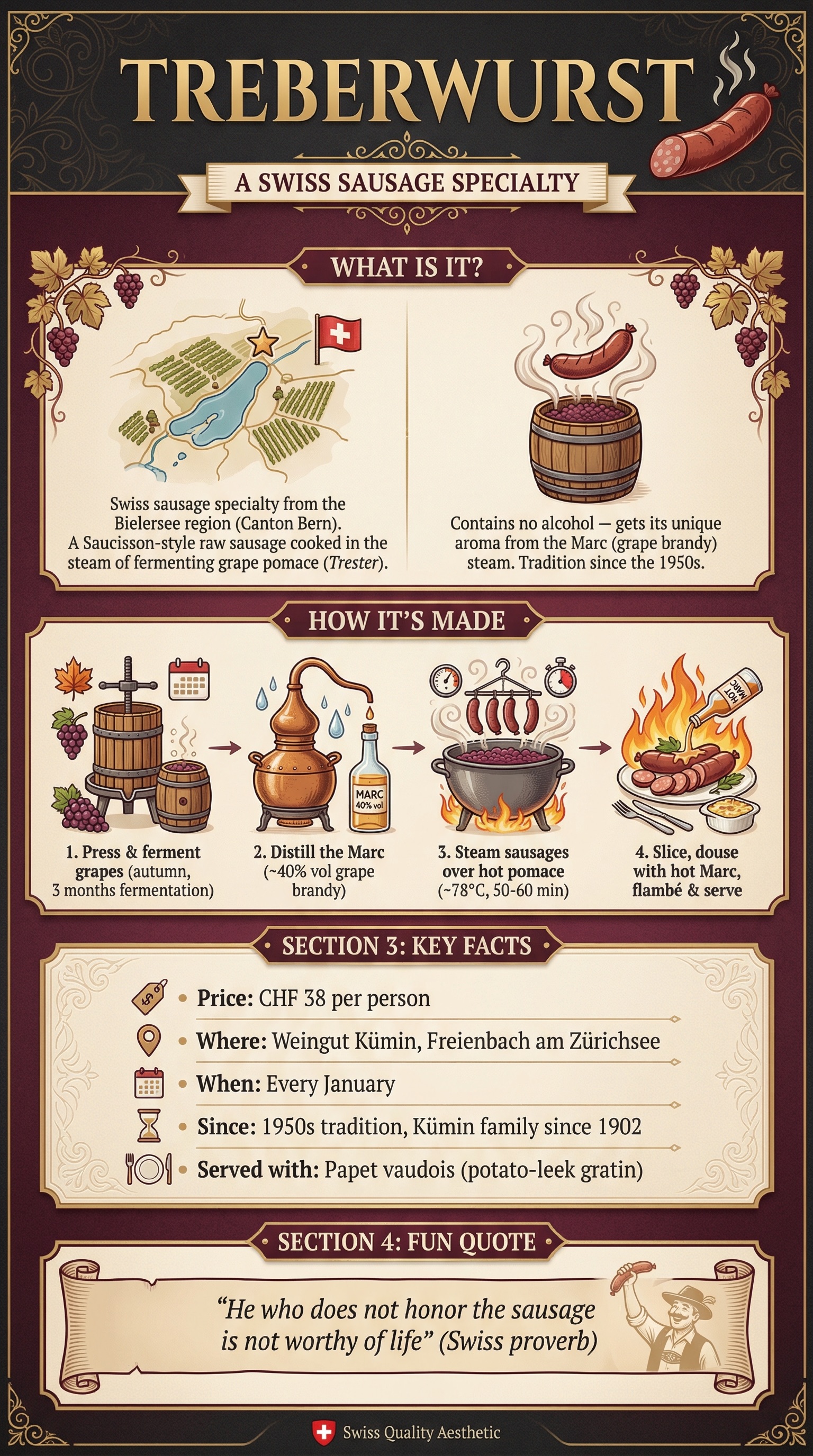 Treberwurst Infographic — Everything you need to know at a glance